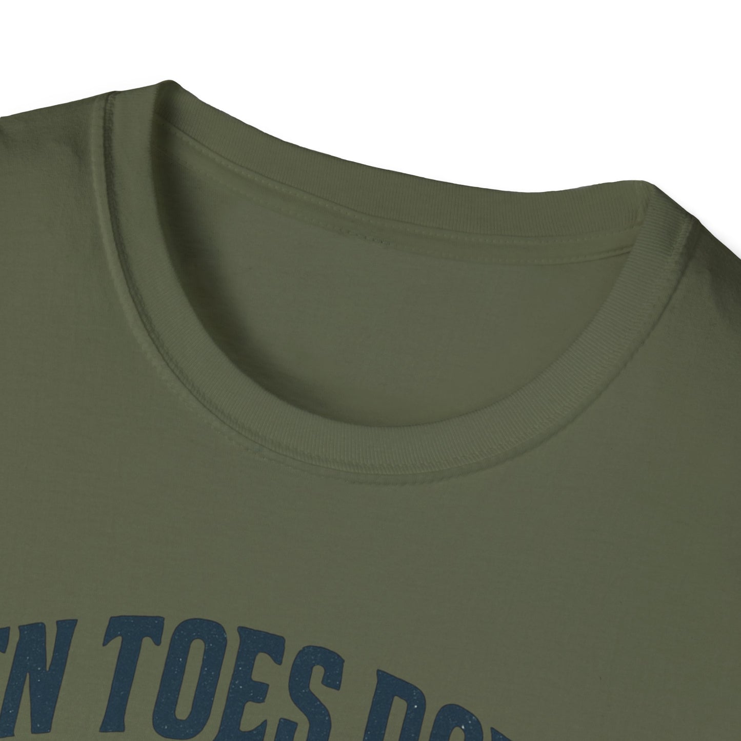 Faith-Inspired Unisex T-Shirt - "Ten Toes Down for Jesus" - Comfortable, Casual Wear for Christian Events, Gifts, and Everyday Faith
