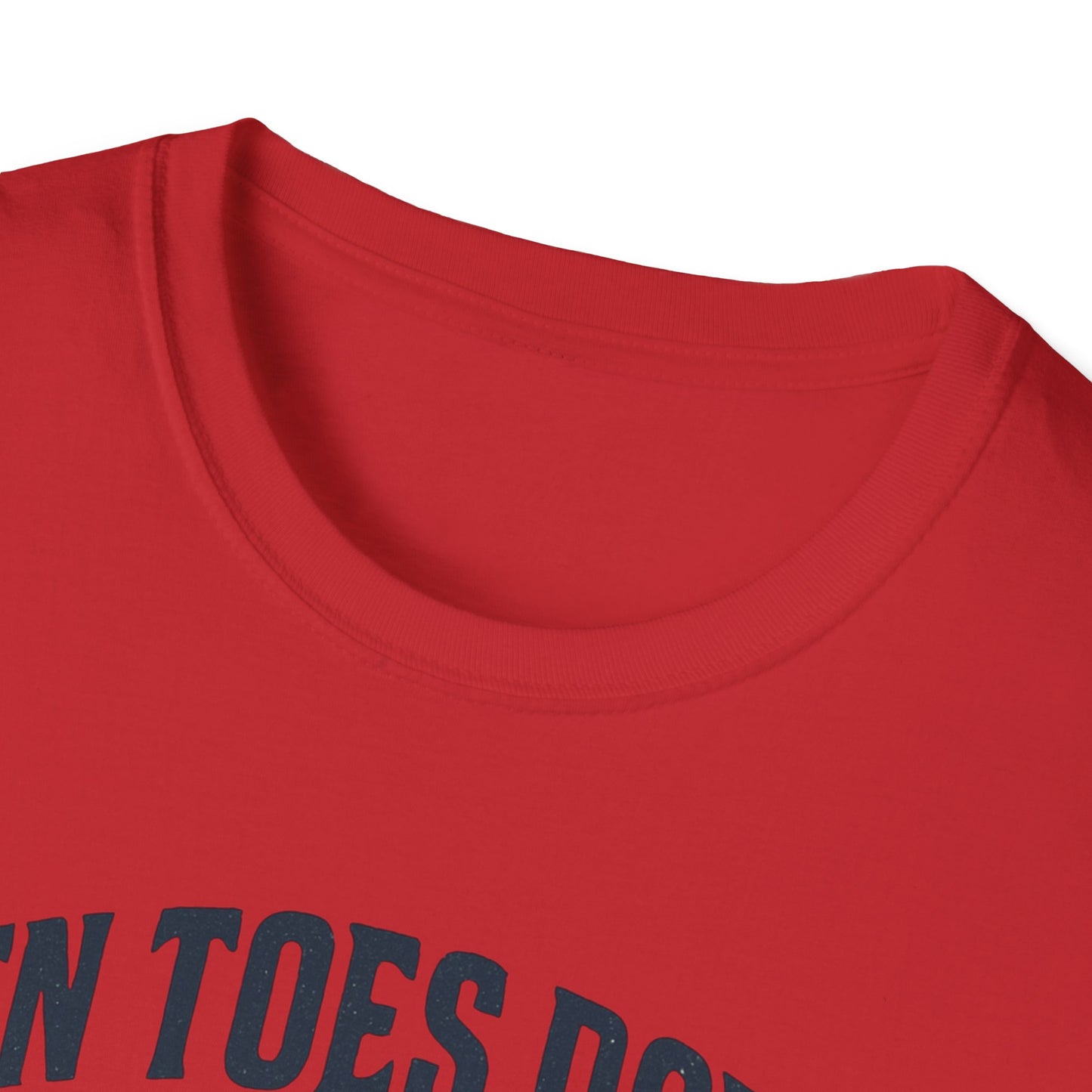 Faith-Inspired Unisex T-Shirt - "Ten Toes Down for Jesus" - Comfortable, Casual Wear for Christian Events, Gifts, and Everyday Faith