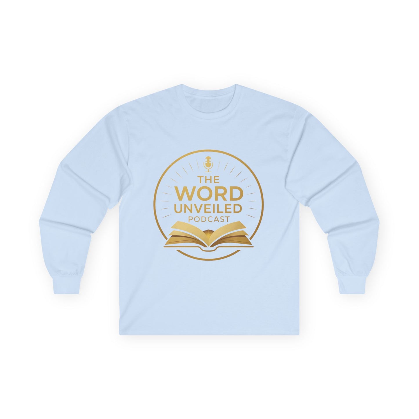 Unisex Long Sleeve Tee - The Word Unveiled Podcast, Casual Wear, Gift Idea, Church Apparel, Podcast Merchandise
