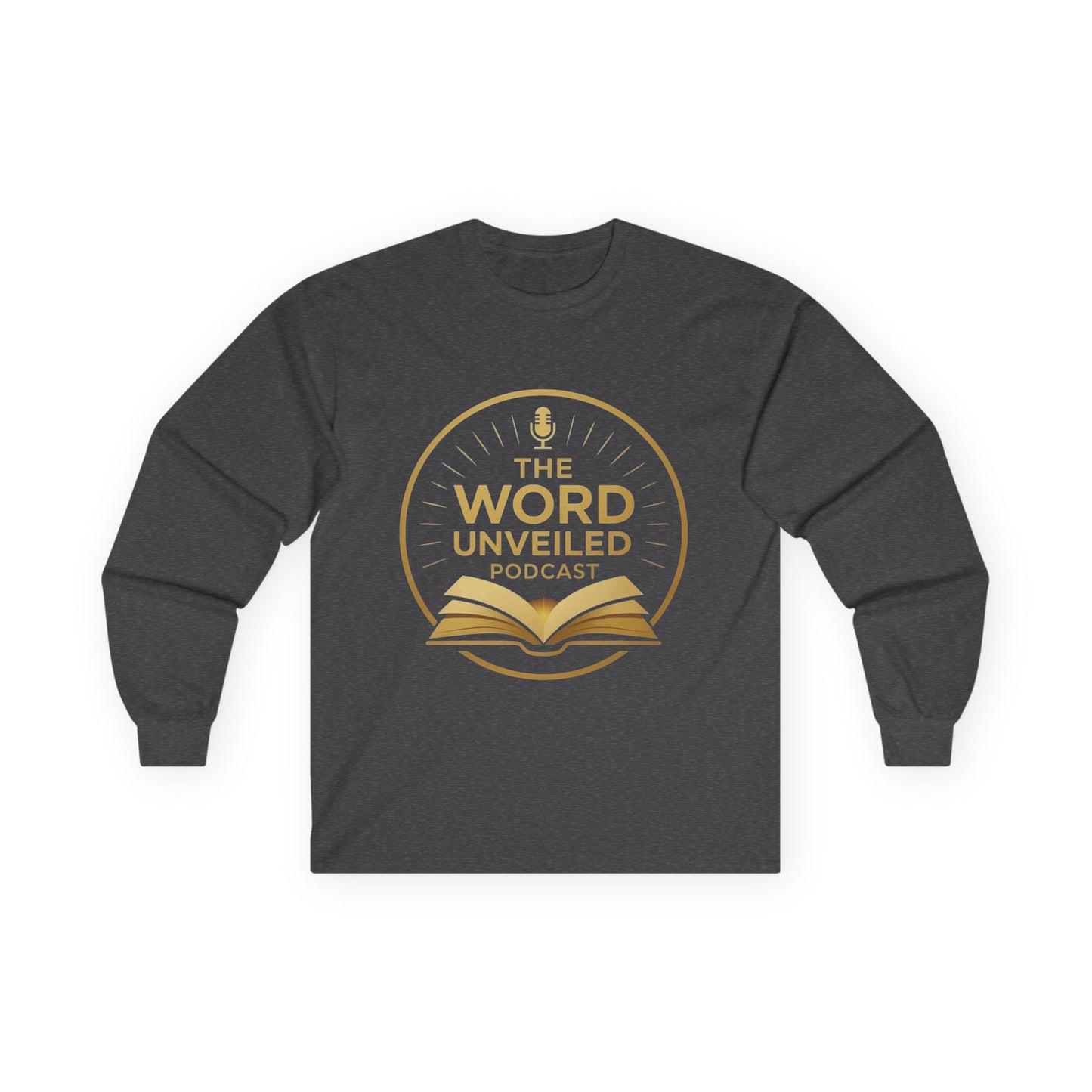 Unisex Long Sleeve Tee - The Word Unveiled Podcast, Casual Wear, Gift Idea, Church Apparel, Podcast Merchandise