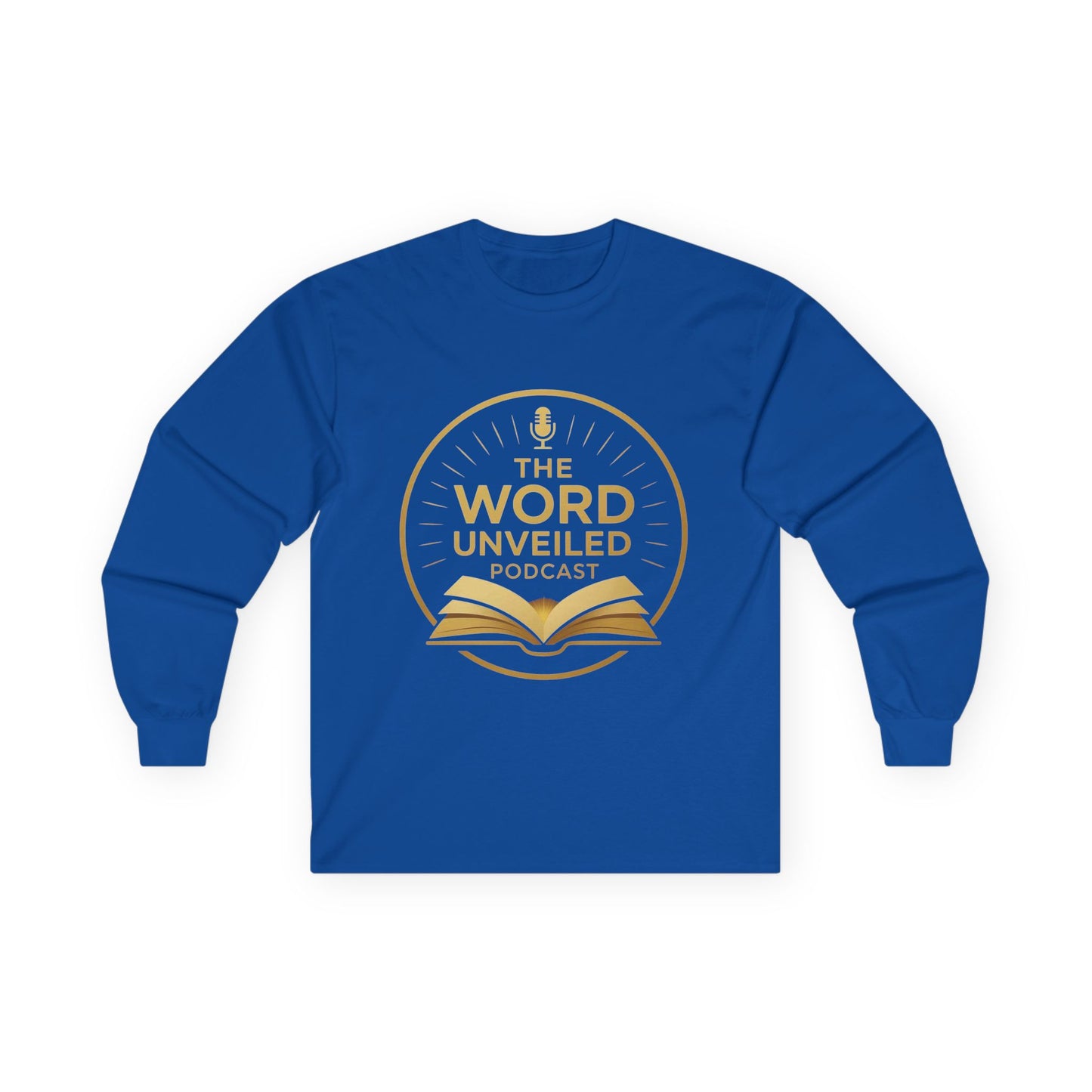 Unisex Long Sleeve Tee - The Word Unveiled Podcast, Casual Wear, Gift Idea, Church Apparel, Podcast Merchandise