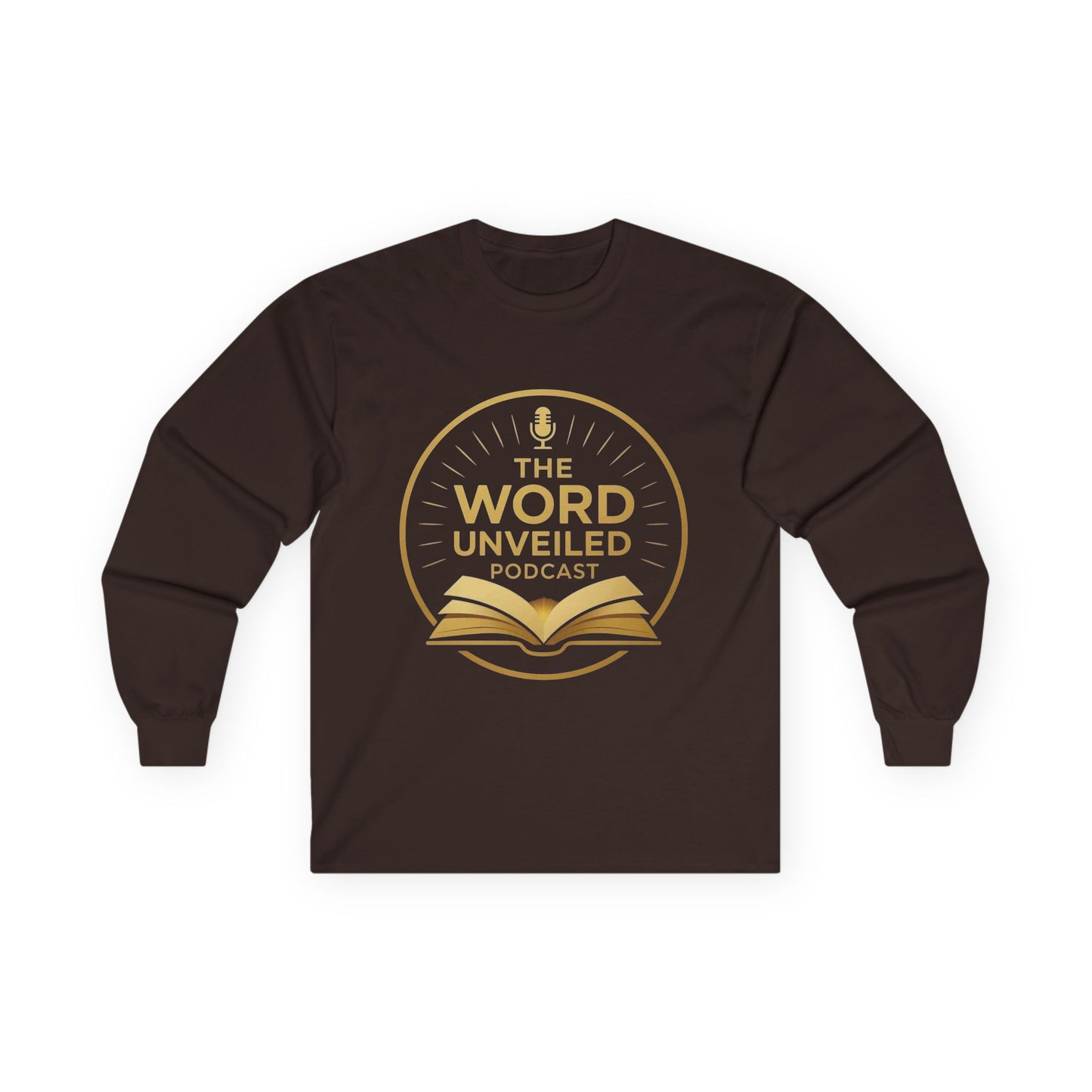 Unisex Long Sleeve Tee - The Word Unveiled Podcast, Casual Wear, Gift Idea, Church Apparel, Podcast Merchandise