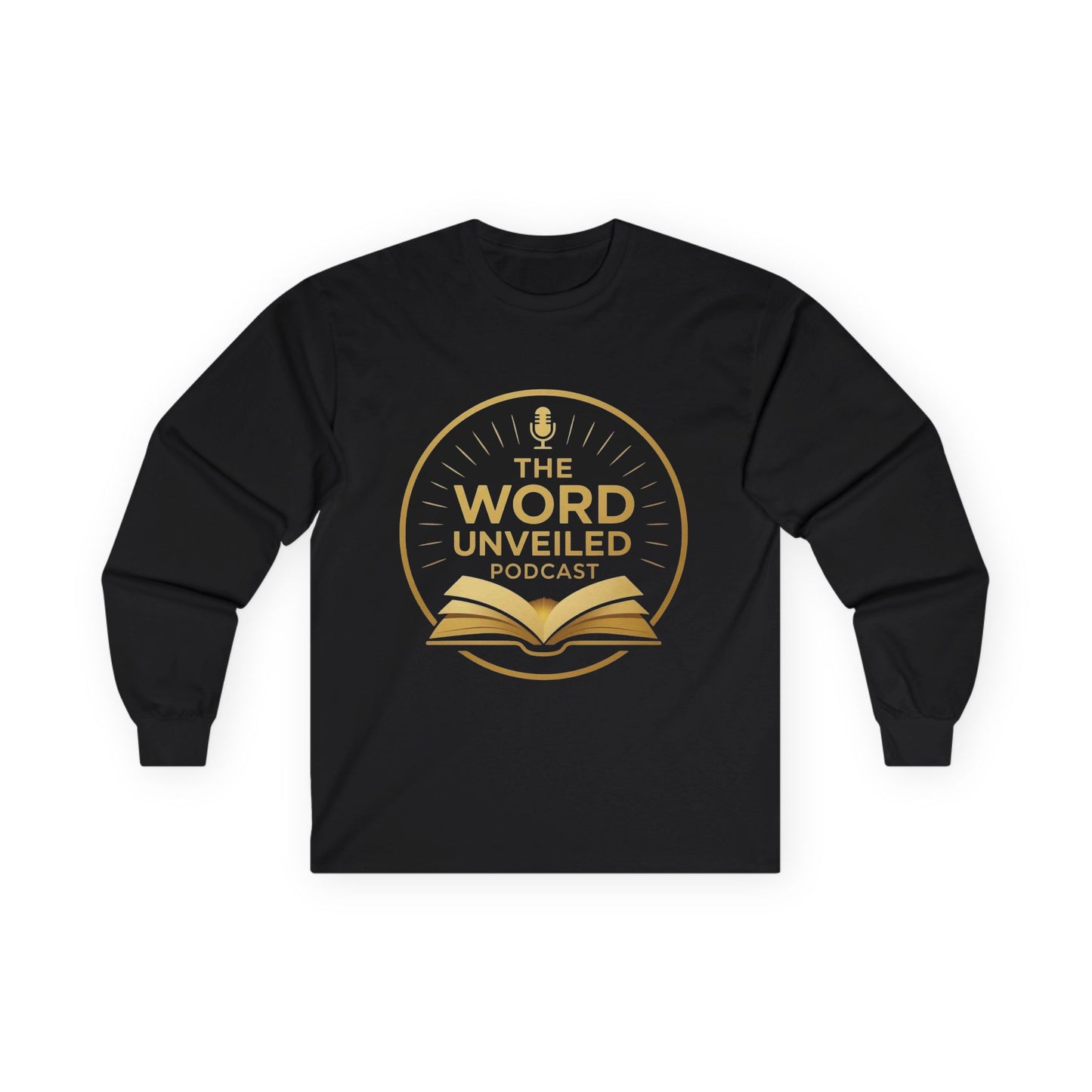 Unisex Long Sleeve Tee - The Word Unveiled Podcast, Casual Wear, Gift Idea, Church Apparel, Podcast Merchandise