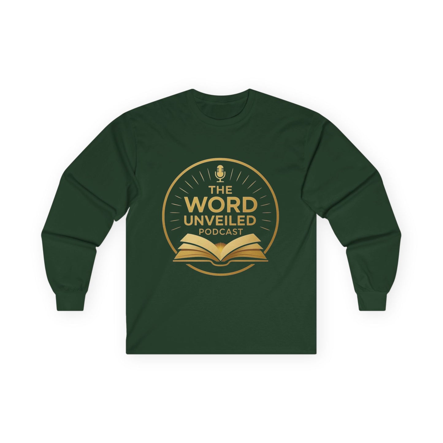 Unisex Long Sleeve Tee - The Word Unveiled Podcast, Casual Wear, Gift Idea, Church Apparel, Podcast Merchandise