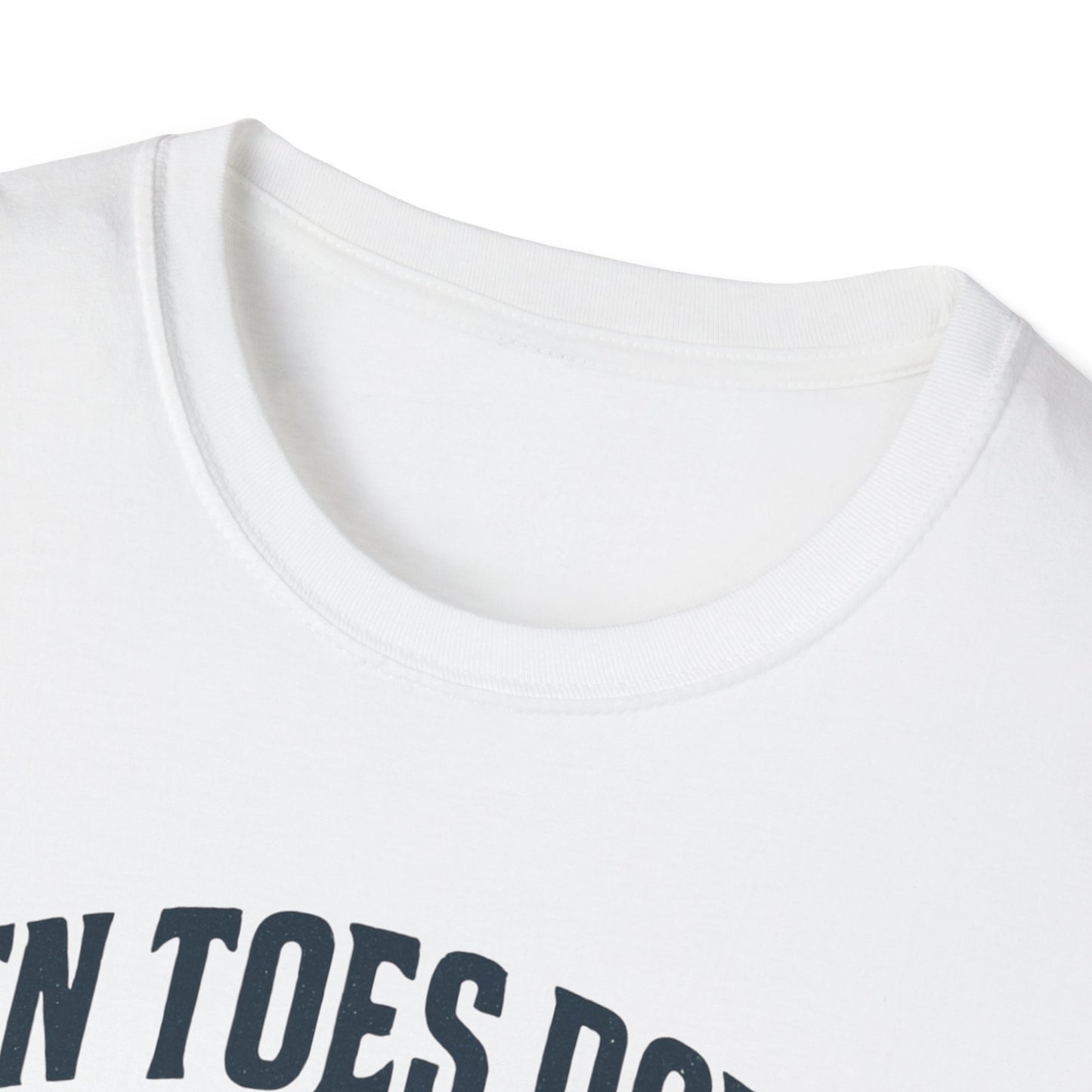 Faith-Inspired Unisex T-Shirt - "Ten Toes Down for Jesus" - Comfortable, Casual Wear for Christian Events, Gifts, and Everyday Faith