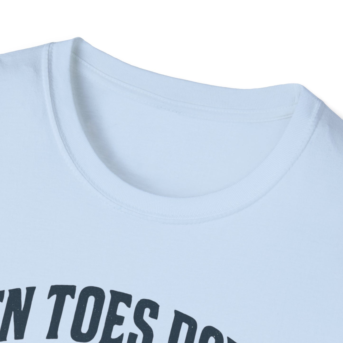 Faith-Inspired Unisex T-Shirt - "Ten Toes Down for Jesus" - Comfortable, Casual Wear for Christian Events, Gifts, and Everyday Faith