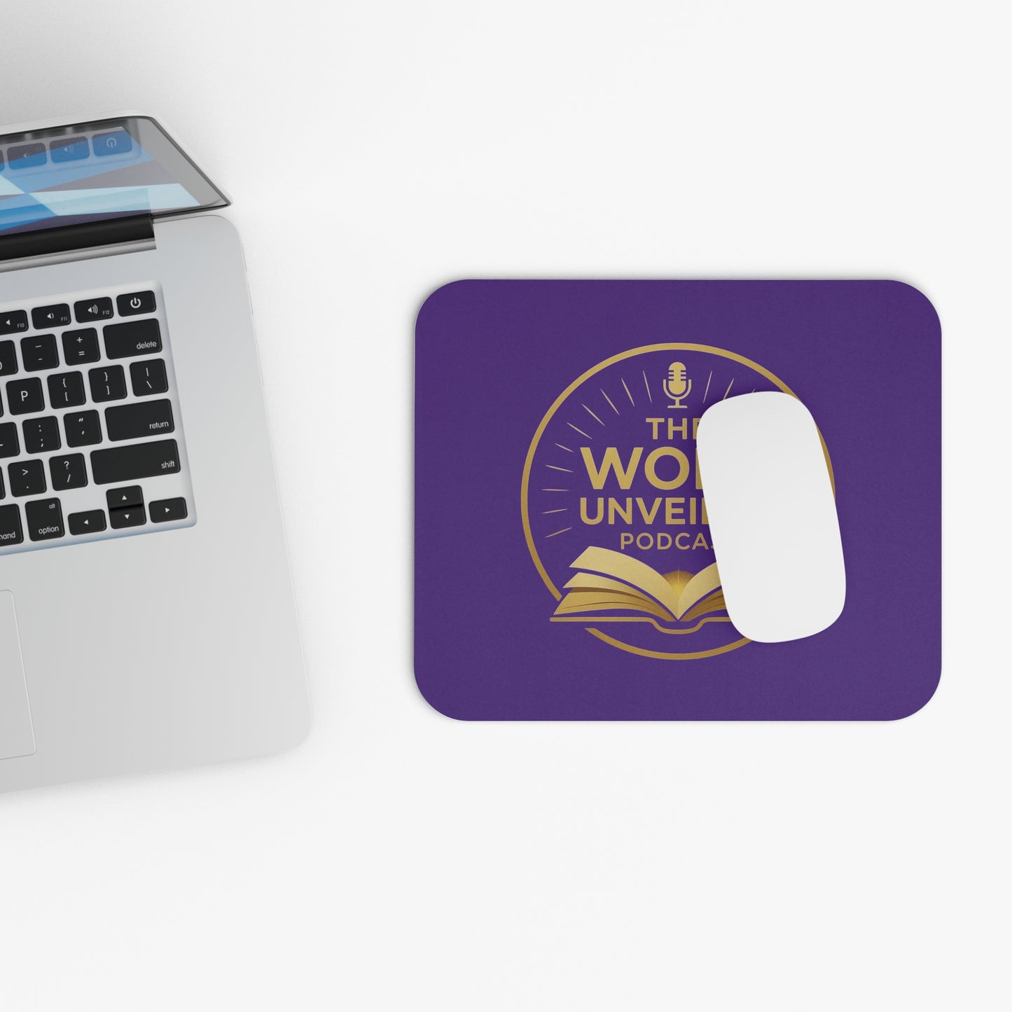 Podcast-Themed Mouse Pad, Great for Office or Home Use, Gift for Students and Creatives, Ideal for Celebrations and Holidays, Purple [...]