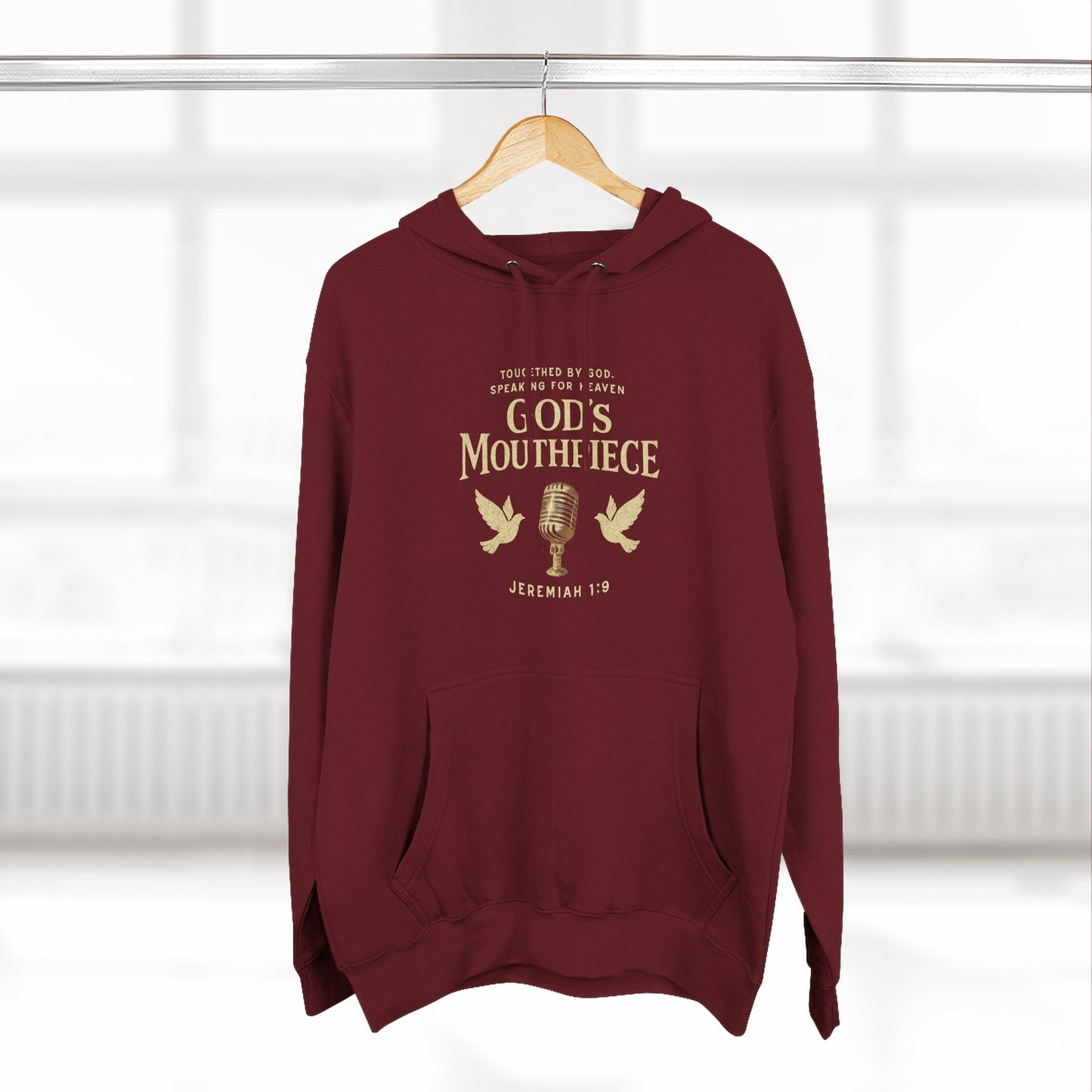 Stylish Fleece Hoodie, Casual Wear, Faith-Inspired Apparel, Comfortable Streetwear, Perfect Gift for Religious Observances