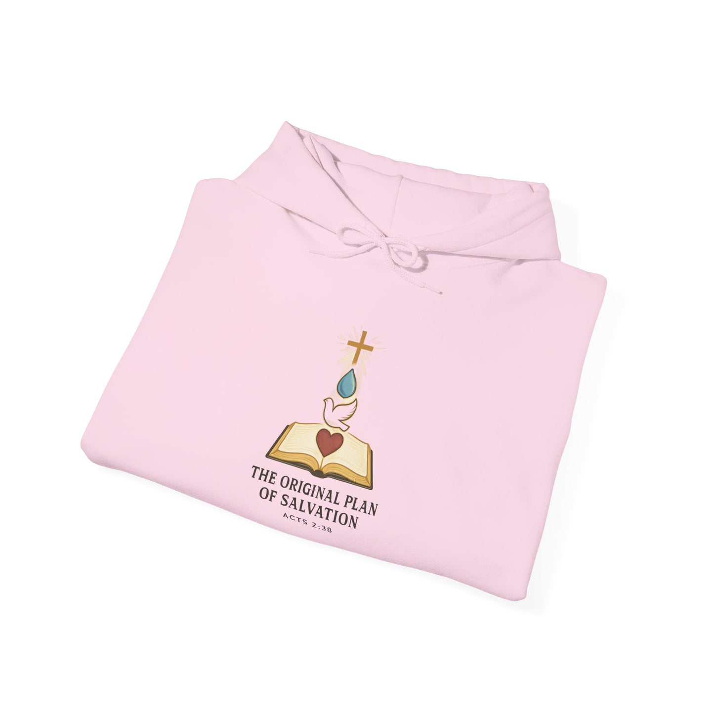 Faith-Inspired Unisex Heavy Blend Hoodie - The Divine Plan of Salvation